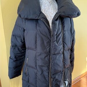 Cole Haan Women's Dark Blue Puffer Jacket